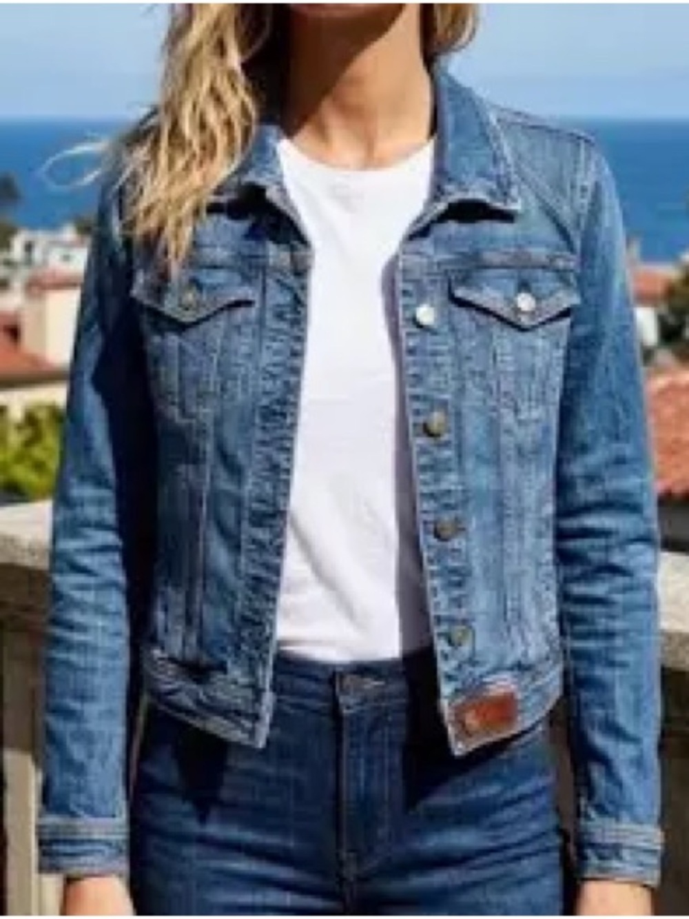 Pilcro Classic Denim Jacket from Anthropologie OB1099745 Size XS